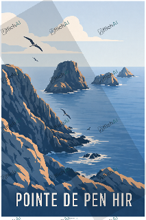 Custom poster of Camaret-sur-Mer - AffichAI