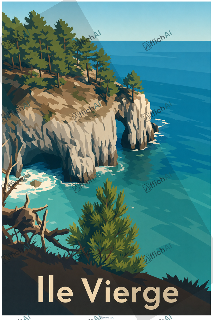 Custom poster of Crozon - AffichAI