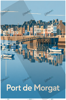 Custom poster of Crozon - AffichAI