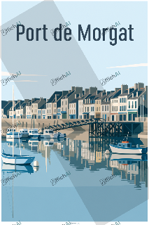 Custom poster of Crozon - AffichAI