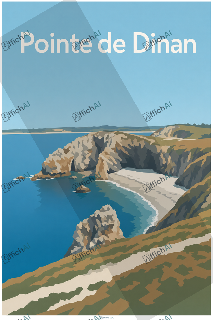Custom poster of Crozon - AffichAI