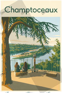 Custom poster of Champtoceaux - AffichAI