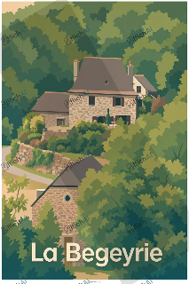 Custom poster of Saint-Hippolyte - AffichAI