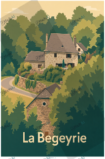 Custom poster of Saint-Hippolyte - AffichAI