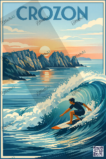 Custom poster of Crozon - AffichAI