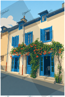 Custom poster of Saint-Hippolyte - AffichAI