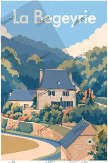Custom poster of Saint-Hippolyte - AffichAI