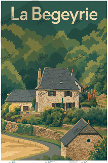 Custom poster of Saint-Hippolyte - AffichAI