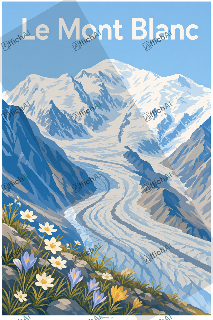 Custom poster of Chamonix - AffichAI