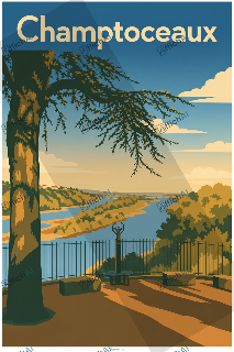 Custom poster of Champtoceaux - AffichAI