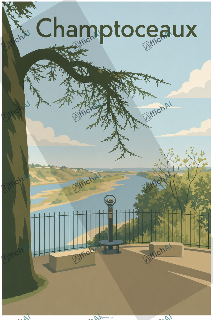 Custom poster of Champtoceaux - AffichAI