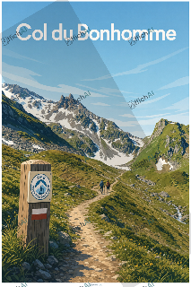 Custom poster of Les Contamines-Montjoie - AffichAI