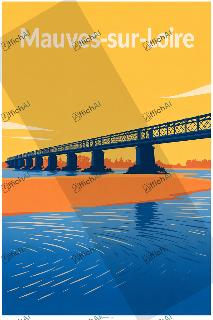 Custom poster of Mauves-sur-Loire - AffichAI