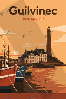 Custom poster of Guilvinec - AffichAI