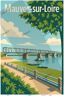 Custom poster of Mauves-sur-Loire - AffichAI
