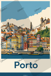 Custom poster of Porto - AffichAI