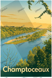 Custom poster of Champtoceaux - AffichAI