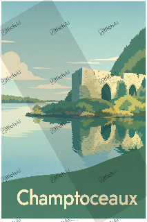 Custom poster of Champtoceaux - AffichAI