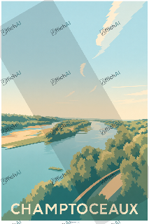 Custom poster of Champtoceaux - AffichAI
