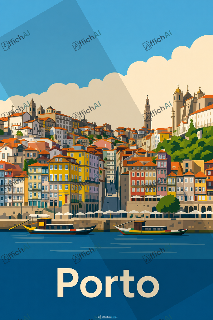 Custom poster of Porto - AffichAI