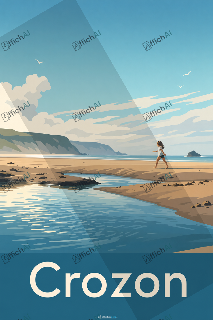 Custom poster of Crozon - AffichAI