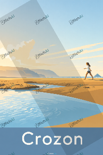 Custom poster of Crozon - AffichAI