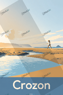 Custom poster of Crozon - AffichAI