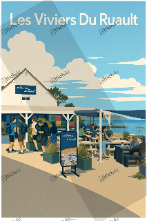Custom poster of Sarzeau - AffichAI