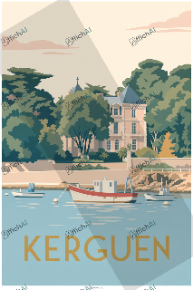Custom poster of Arradon - AffichAI