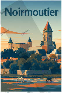Affiche personnalis&eacute;e de Vendee - AffichAI