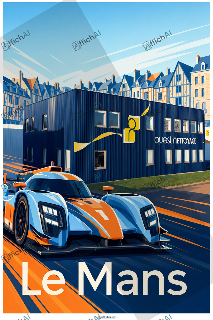 Custom poster of Le Mans - AffichAI