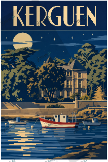 Affiche personnalis&eacute;e de Arradon - AffichAI