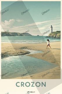 Custom poster of Crozon - AffichAI