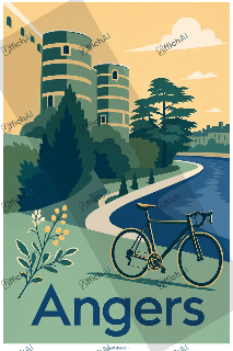 Custom poster of Angers - AffichAI