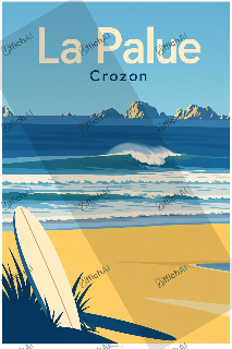 Custom poster of Crozon - AffichAI