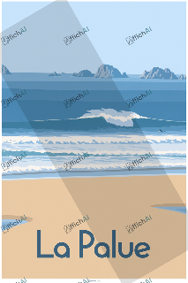 Custom poster of Crozon - AffichAI