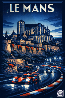 Custom poster of Le Mans - AffichAI