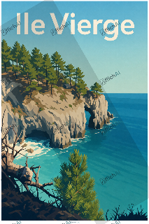 Custom poster of Crozon - AffichAI