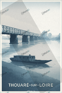 Custom poster of Thouar&eacute;-sur-Loire - AffichAI