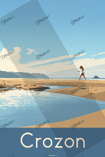 Custom poster of Crozon - AffichAI