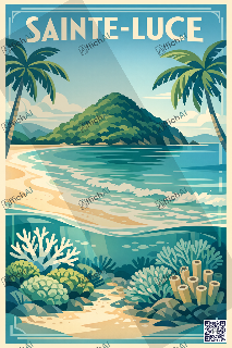 Custom poster of Sainte-Luce - AffichAI