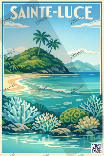 Custom poster of Sainte-Luce - AffichAI