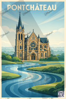 Custom poster of Pontch&acirc;teau - AffichAI