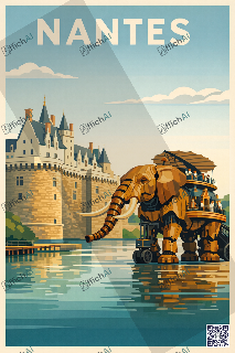 Custom poster of Nantes - AffichAI