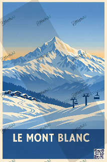 Custom poster of La Plagne Tarentaise - AffichAI