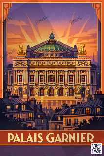Custom poster of Paris - AffichAI