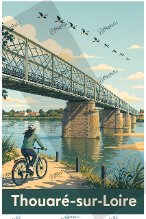 Custom poster of Thouar&eacute;-sur-Loire - AffichAI