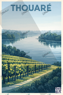 Custom poster of Thouar&eacute;-sur-Loire - AffichAI