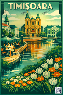 Custom poster of Timișoara - AffichAI