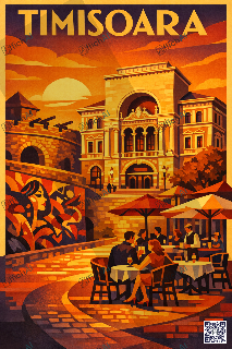 Custom poster of Timisoara - AffichAI